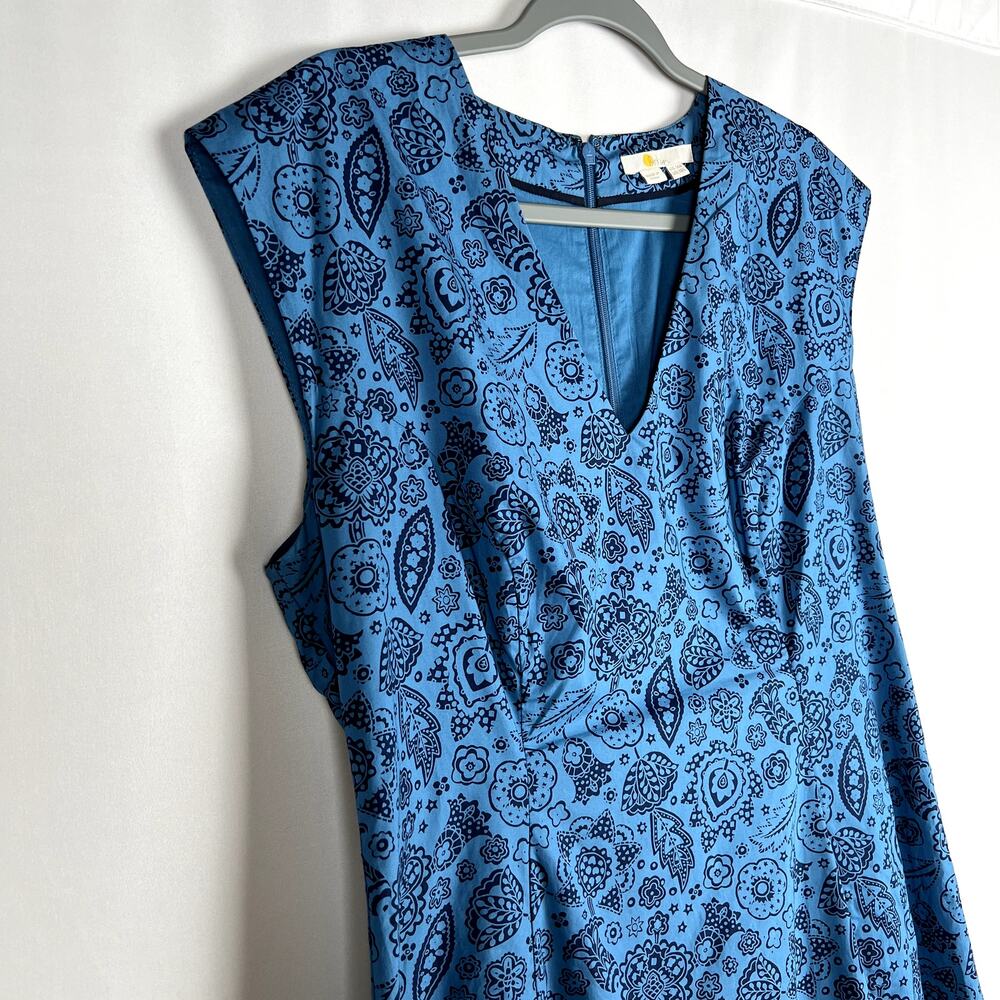 Boden Blue Patterned Mini Dress - Picture 2 of 9